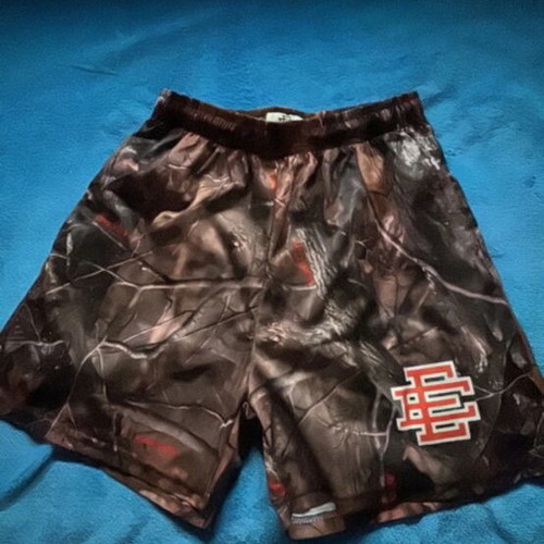 Eric Emmanuel Realtree Camo Orange shorts new, men's size L