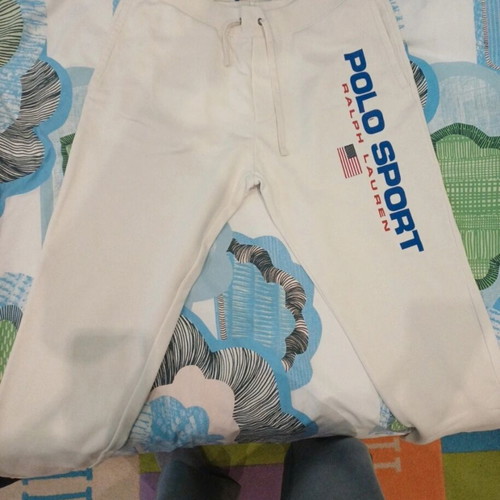 Polo Sport Ralph Lauren tracksuit almost new, white, 100% cotton