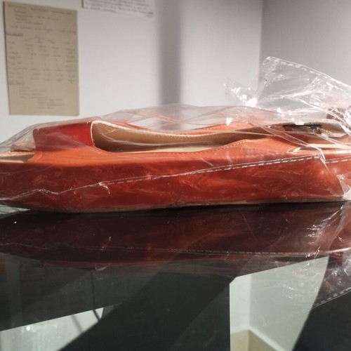 Sendo Orange Flat Sandals Size 38 New