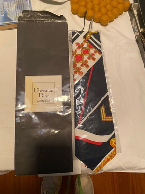 Dior tie new in box authentic multicolor