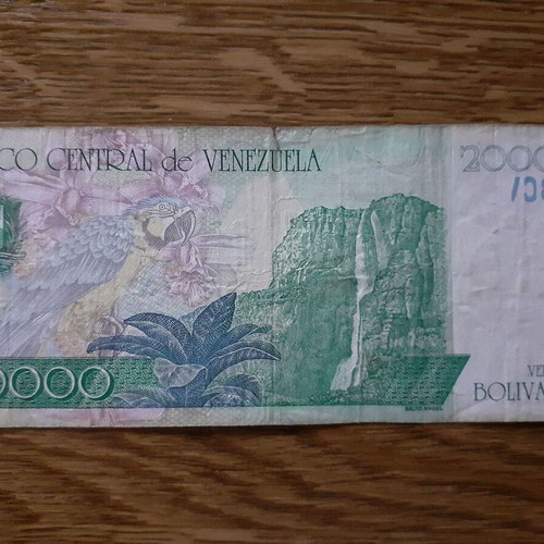 Venezuela 20,000 Bolivares 1998 banknote