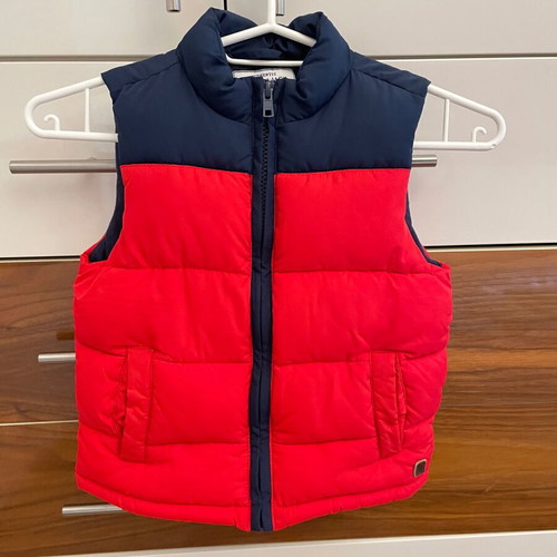 Ralph Lauren warm quilted vest used for 3-4 years old, black and red