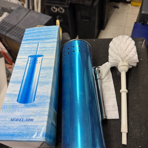 Metal Toilet Brush with Holder Model 1090 new in box