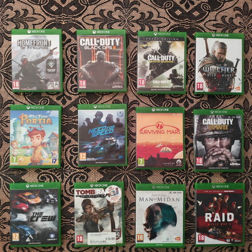 Xbox One action games bundle, used