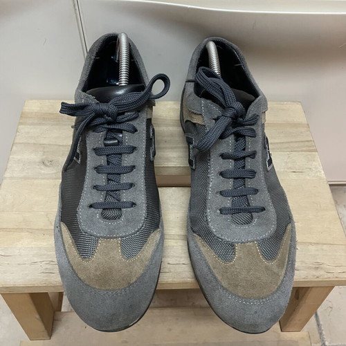 Hogan sneakers men's size 44 like new gray-beige