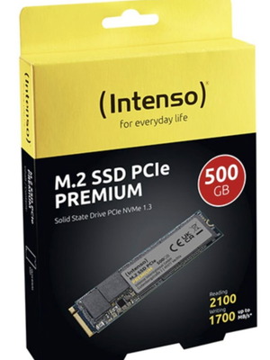 Intenso PCIe 3.0 x4 NVMe 500GB SSD new
