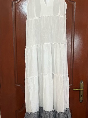 Maxi Dress My by Maria Yeroula καινούργιο βαμβακερό φόρεμα