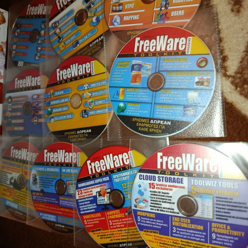 DVDs with game applications like new, set of 10