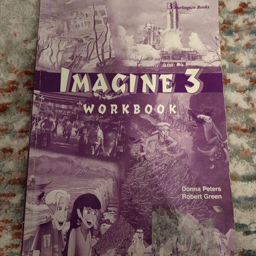 Imagine 3 Workbook used, with notes