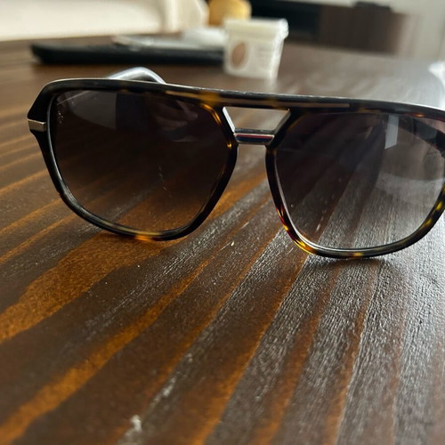 Dior sunglasses used, brown tartaruga