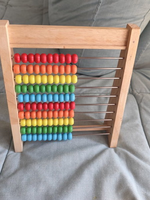 Classic Wooden Abacus like new, colorful educational toy