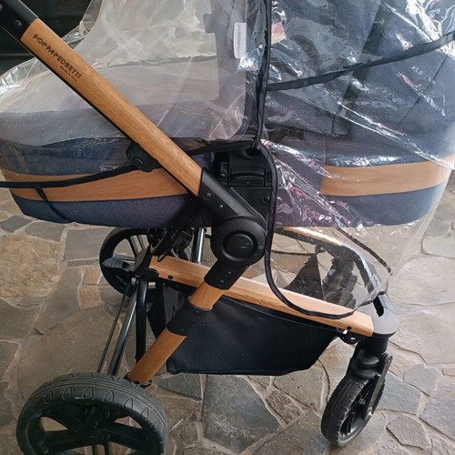 Foppapedretti stroller with reversible seat, port-bebe and car seat 0-13kg used