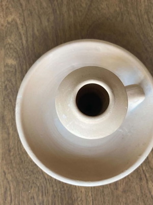Handmade ceramic candlestick