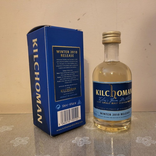 Kilchoman Winter 2010 Release whisky miniature new, sealed