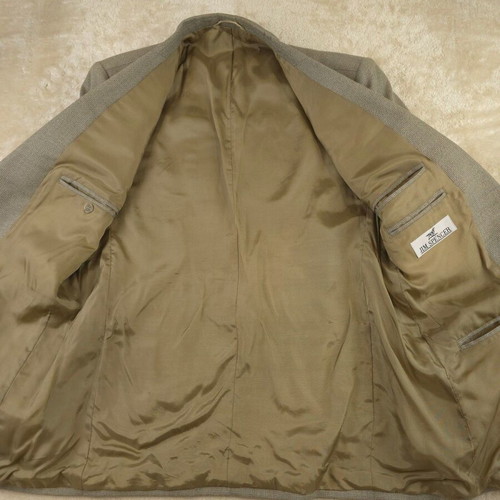 Jim Spencer men's vintage 70s blazer like new, size L, beige