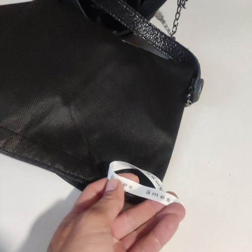 Ames Bucket Bag leather like new, black