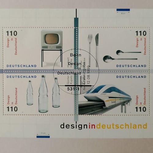 German stamps 1999 with first day covers