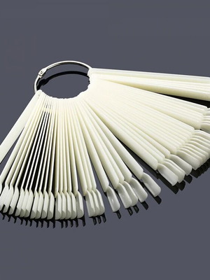 Nail display new, 50 pcs with ring