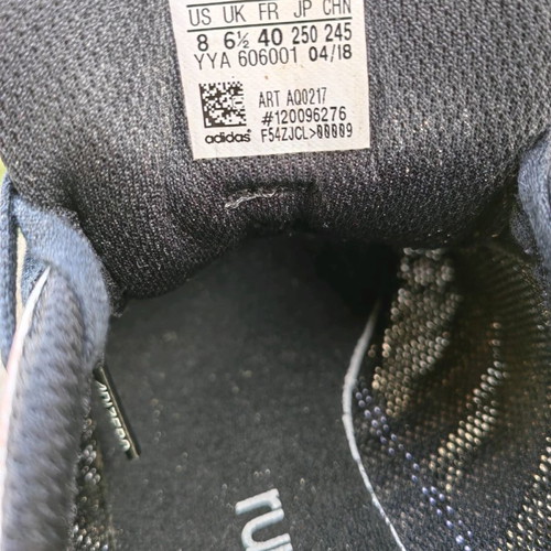 Adidas track shoes used, size 40, black