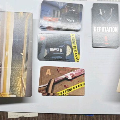 Palermo Crime Scene Game like new board game