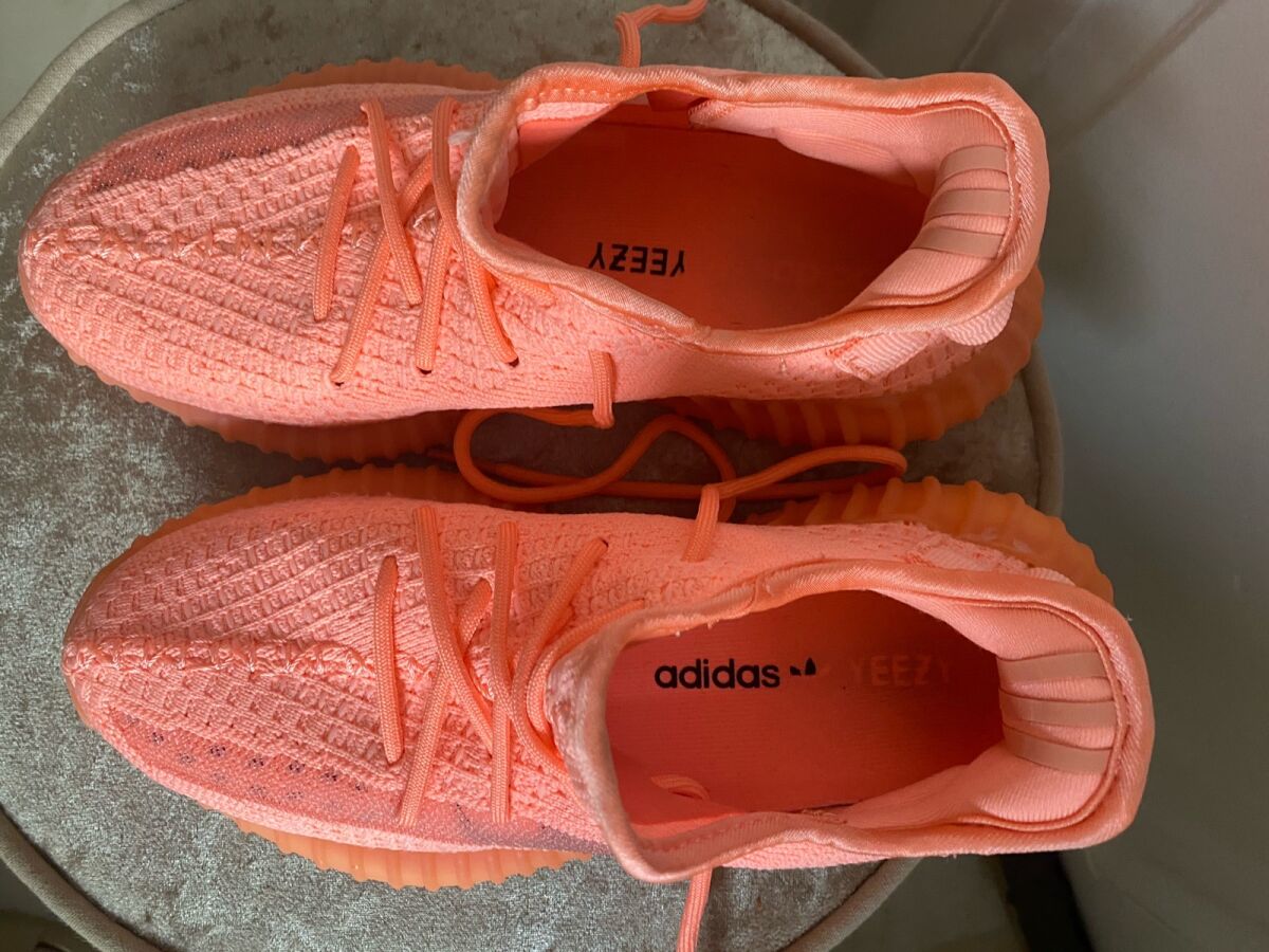yeezy pink glow