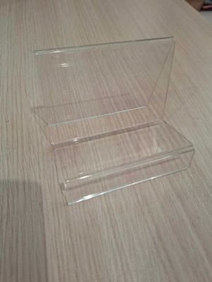 Прозрачни стойки за показване на портфейли и чанти, комплект от 10, нови