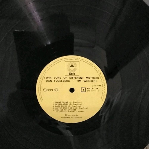 Twin Sons Of Different Mothers vinyl used 33 1/3 RPM stereo