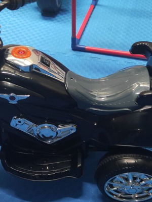 Electric children's motorcycle used