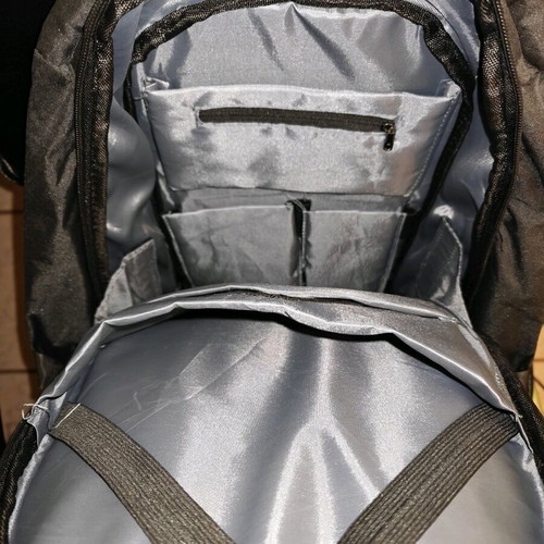 Anti-theft backpack with USB port black like new