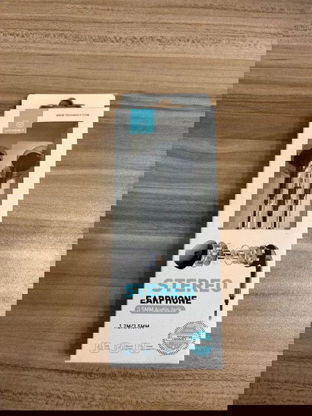 Techancy TD8029 Earbuds Handsfree – 3.5mm Βύσμα – Μαύρο (Καινούργιο – Αχρησιμοποίητο)