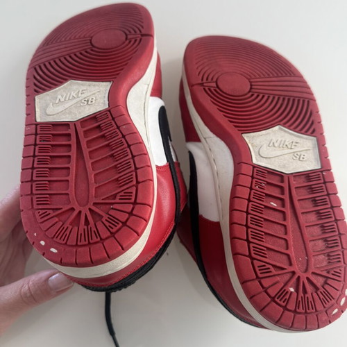 Nike Dunk Low Pro sneakers like new, red white black, EU 40 US 7.5