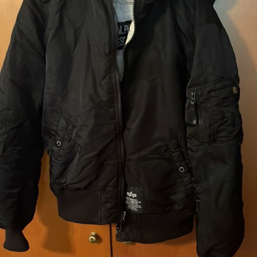 Alpha Industries jacket medium used, black