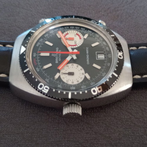 Breitling Chrono-Matic Calibre-11 1970 vintage automatic watch used