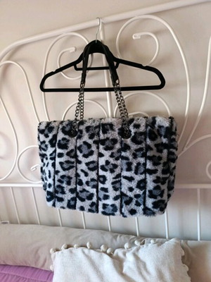 Women's handbag new, black and gray