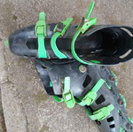 Roller skates used, size 41, with replaceable insoles