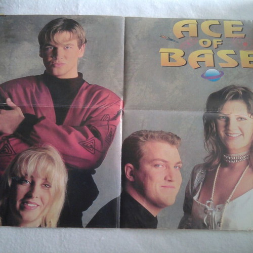 Sakis Rouvas & Ace of Base poster used, 55x42 cm