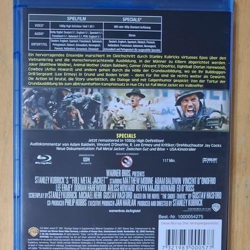 Full Metal Jacket Blu-ray new without Greek subtitles