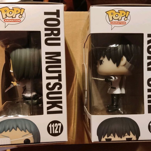 Funko Pop Tokyo Ghoul Toru Mutsuki #1127 and Kuki Urie #1125 new