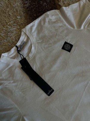 Stone Island T shirt καινούργιο, μέγεθος medium, μαύρο και άσπρο