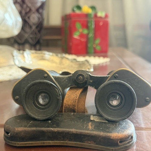 C.P. Goerz Berlin Armee Trieder Mod. 1908 military binoculars with case