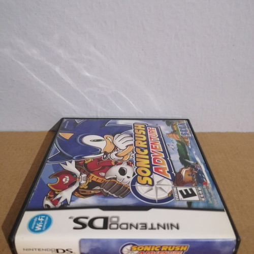 Sonic Rush Adventure empty case, cover and manual for Nintendo DS