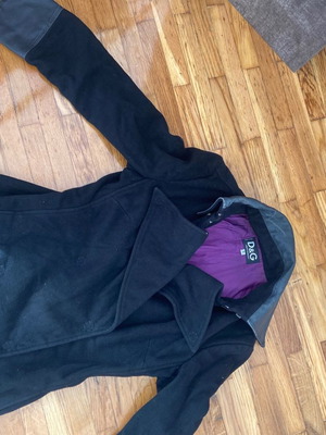 D&G women's coat used, size M, black