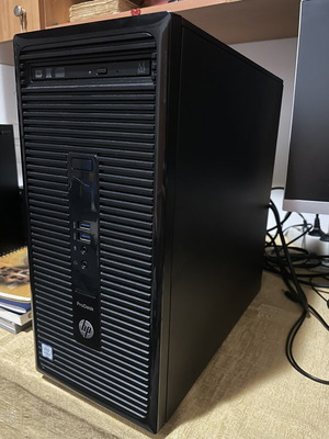 HP ProDesk 400 G3 Microtower desktop PC used, Intel Core i5, 8GB RAM, 256GB SSD + 500GB HDD