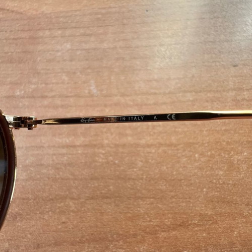 RayBan 3637-N women's sunglasses new, gold