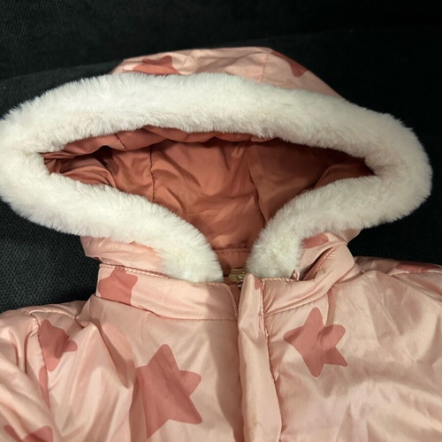 Mayoral pink jacket with stars 18 months like new, 86cm