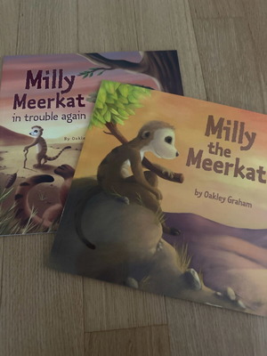 Βιβλία Milly Meerkat σετ 2 καινούργια από Oakley Graham
