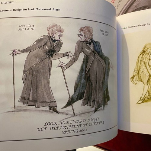 Character Costume Figure Drawing book used, English