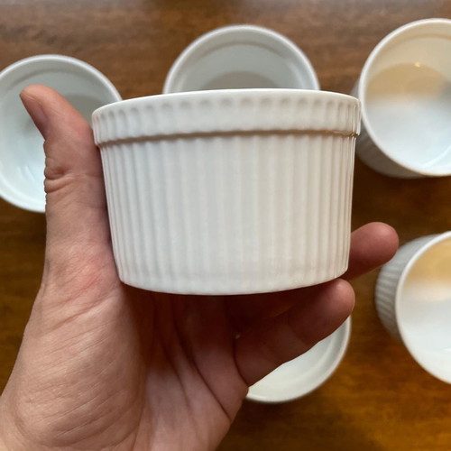 Clay baking molds set of 6 new for individual desserts
