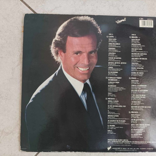 Julio Iglesias Raices vinyl used, classical
