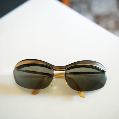 SOL-AMOR Vintage Sunglasses France 1960s Space Age Collectible